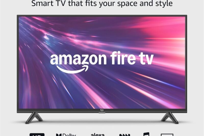 Amazon Fire TV 40″ 2-Series, HD smart TV with Fire TV Alexa Voice Remote, stream live TV without cable